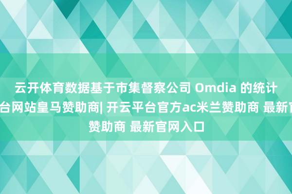 云开体育数据基于市集督察公司 Omdia 的统计-开云平台网站皇马赞助商| 开云平台官方ac米兰赞助商 最新官网入口